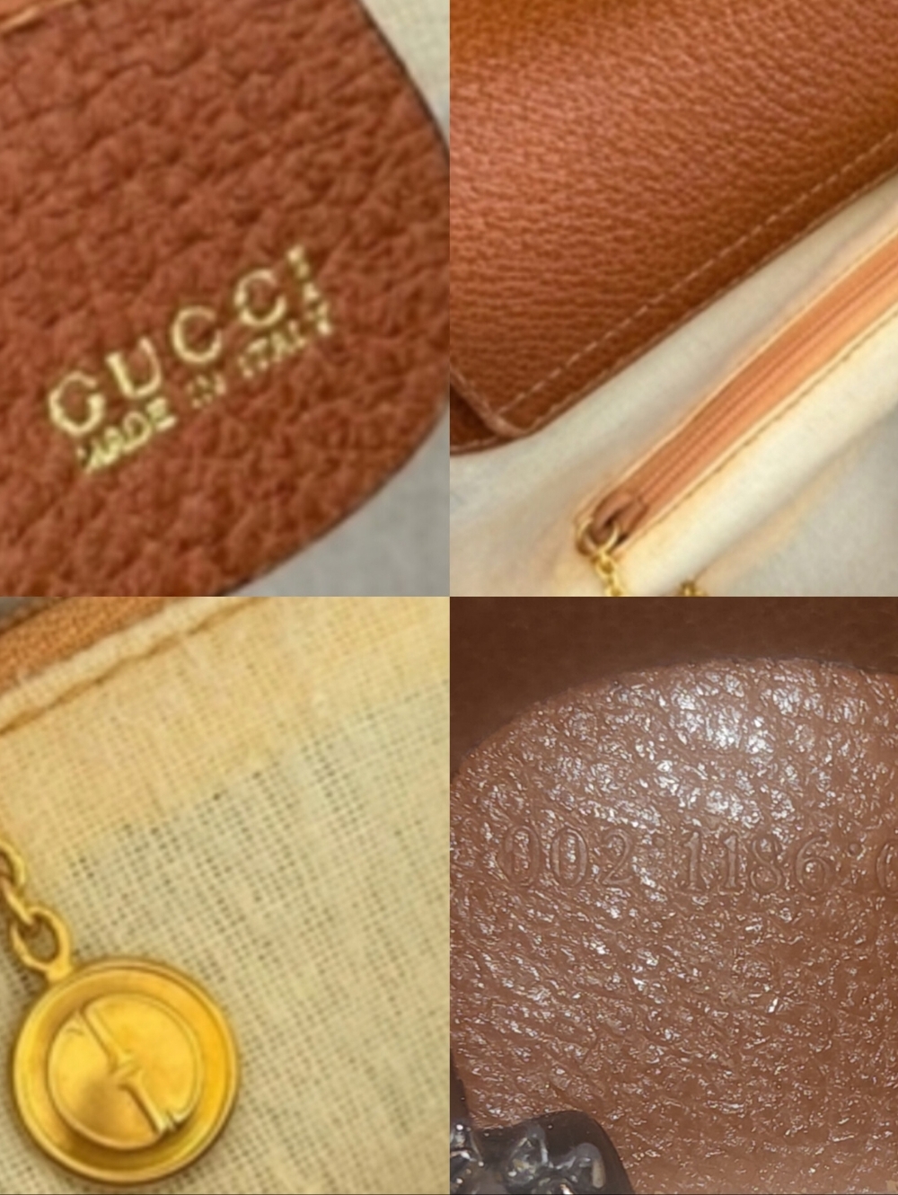 Gucci Princess Lady Diana Bamboo Leather Tan Brown Bag With Certificate - Picture 16 of 16